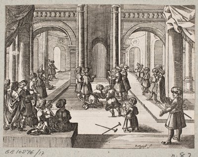 Kuvitus Adam Oleariukselle, "Persialainen Rosenthal, nerokas runoilija Schich Saadi […]", Schleswig 1660 tekijältä Christian Rothgiesser