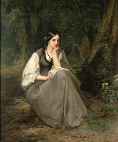 Evangeline, 1861. tekijältä Christian Schussele