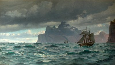 Cape North, Icelend, 1884 tekijältä Christian Vigilius Blache