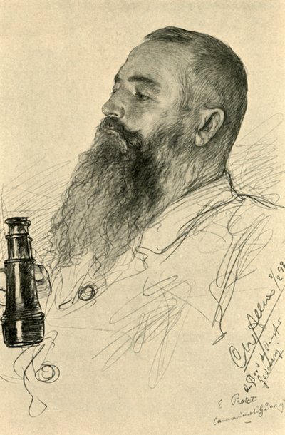 Höyrylaivan Godavery kapteeni Protet, 1898. tekijältä Christian Wilhelm Allers