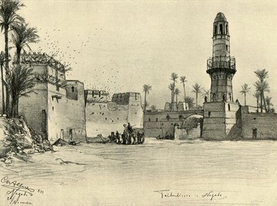 Talot Nagadassa, Egyptissä, 1898. tekijältä Christian Wilhelm Allers