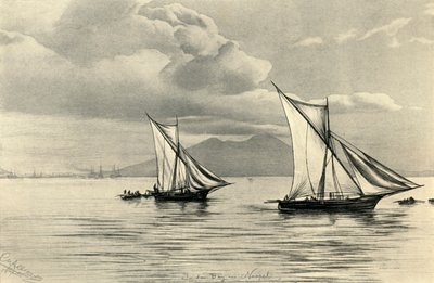Napolinlahdella, 1898. tekijältä Christian Wilhelm Allers