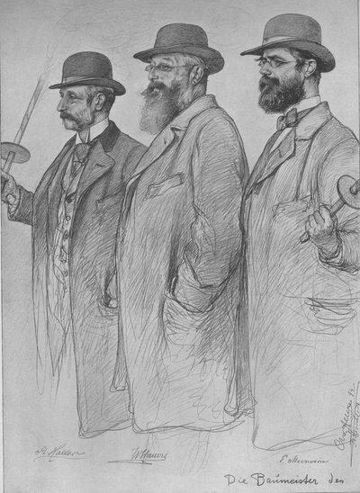 Martin Haller, Wilhelm Hauers, Wilhelm Emil Meerwein tekijältä Christian Wilhelm Allers
