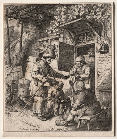 Peddlar, 1741. tekijältä Christian Wilhelm Ernst Dietrich