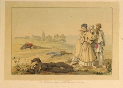 Lähellä Ostrovnoa 1.8.1812, 1820-luvulla tekijältä Christian Wilhelm Faber du Faur von