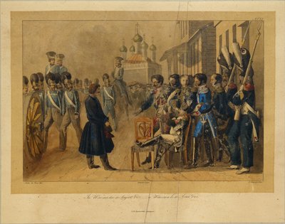 Vyazma 30. elokuuta 1812, 1820-luvulla tekijältä Christian Wilhelm Faber du Faur von