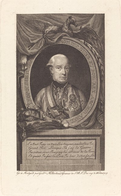 Leopold II, Pyhän Rooman keisari tekijältä Christian Wilhelm Ketterlinus