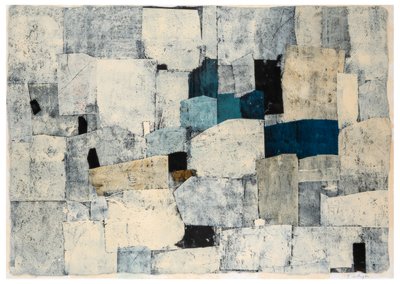Citadel, 2017 (monotypia paperille) tekijältä Christina Fedyk