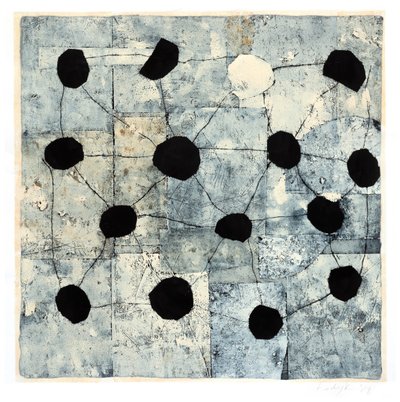 Union, 2017 (monotypia paperille) tekijältä Christina Fedyk