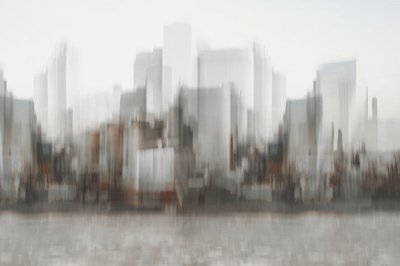 Hämärtynyt kaupunkinäkymän heijastus tekijältä Christina Sillen
