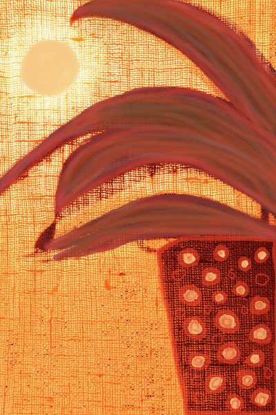 Auringonpaisteinen aavikkokasvi tekijältä Christina Sillen