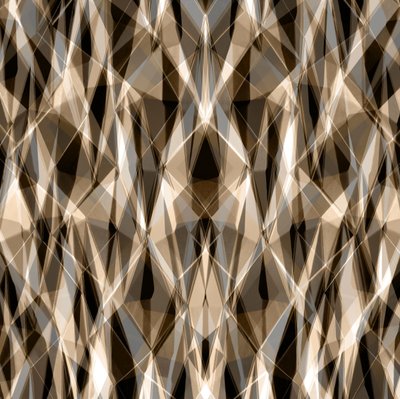 Lämmin geometrinen abstraktio tekijältä Christina Sillen