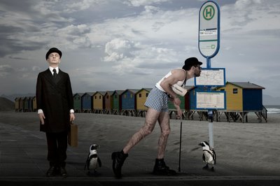 Surrealistiset rantabussipingviinit tekijältä Christine von Diepenbroek
