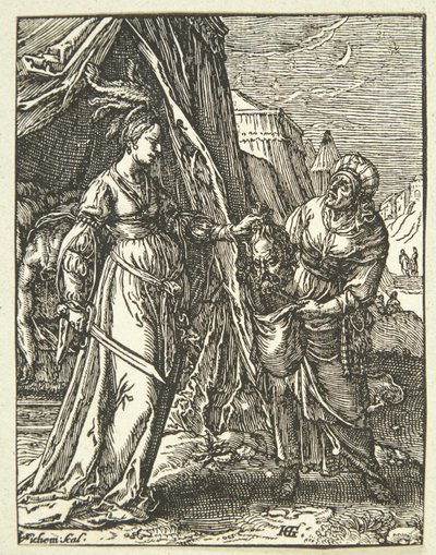 Judith Holofernesin pään kanssa tekijältä Christoffel van