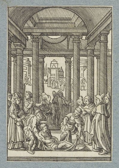 Stephenin hautaus tekijältä Christoffel van Sichem (II)