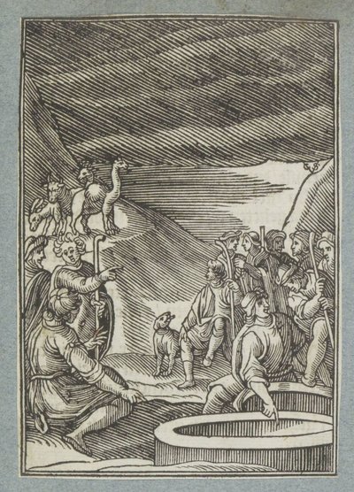 Joosef heitetään kaivoon tekijältä Christoffel van Sichem (II)