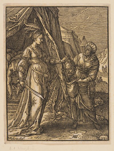 Judith ja Holofernesin pää tekijältä Christoffel van Sichem I