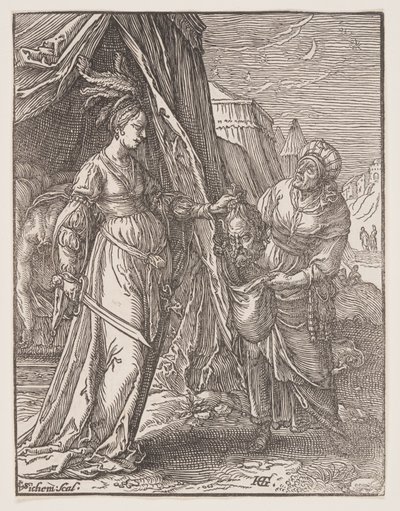 Judith ja Holofernesin pää tekijältä Christoffel van Sichem I