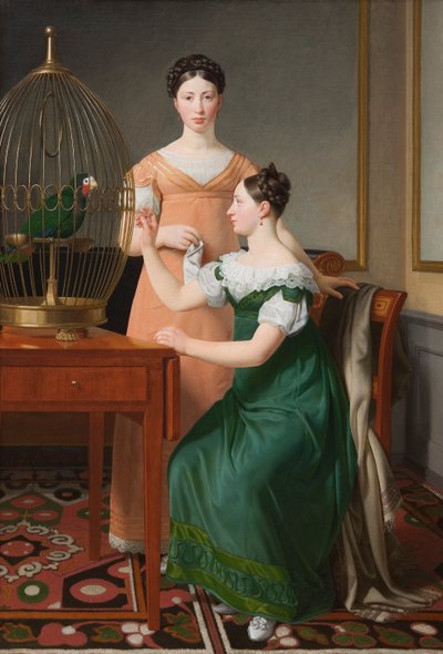 Bella ja Hanna. M.L.:n vanhimmat tyttäret Nathanson tekijältä Christoffer Wilhelm Eckersberg