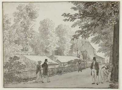 Relais, Avenue des Champs-Élysées, París (front); Escena de la Vida d