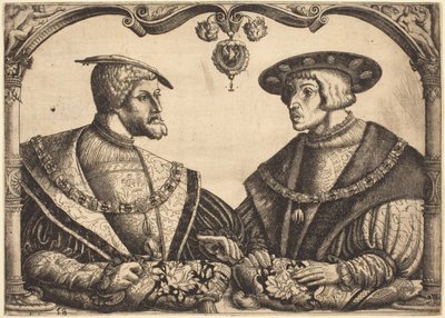 Keisari Kaarle V ja Ferdinand I tekijältä Christoph Bockstorfer