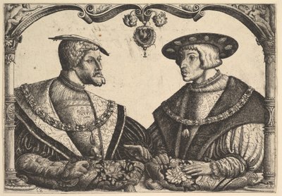 Keisari Kaarle V ja Ferdinand I, n. 1531. tekijältä Christoph Bockstorffer