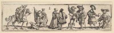 Lansquenets ja naiset, 1531. tekijältä Christoph Bockstorffer