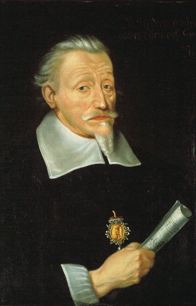 Heinrich Schutz, saksalainen barokkisäveltäjä - Muotokuva säveltäjä Heinrich Schuetzista (1585-1672), kirjoittanut Spetner, Christoph (noin 1615-1664 jälkeen). Öljy kankaalle, c. 1650-1660. Yksityinen kokoelma tekijältä Christoph Spetner