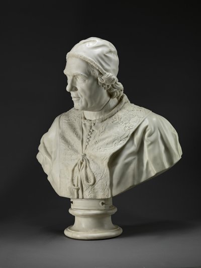 Paavi Klemens XIV (1705-74) n. 1772-76 (marmori) tekijältä Christopher (attr.to) Hewetson