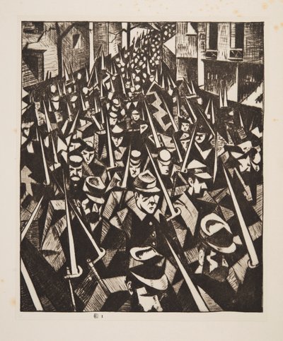 A Dawn, 1914, pubi. 1915. tekijältä Christopher Richard Wynne Nevinson