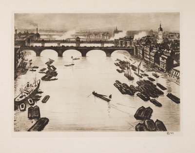 London Bridges, pubi. 1924. tekijältä Christopher Richard Wynne Nevinson