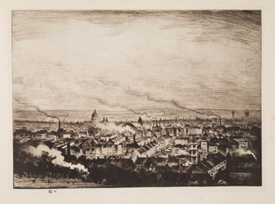 Lontoossa Parliament Hillin pubista. 1923. tekijältä Christopher Richard Wynne Nevinson