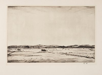 Sussex Downs, pubi. 1926. tekijältä Christopher Richard Wynne Nevinson