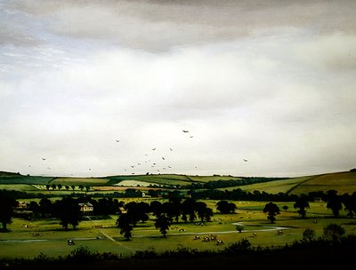 Englantilainen maisema tekijältä Christopher Richard Wynne Nevinson