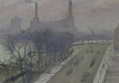 Battersean voimalaitos, n. 1935 tekijältä Christopher Richard Wynne Nevinson