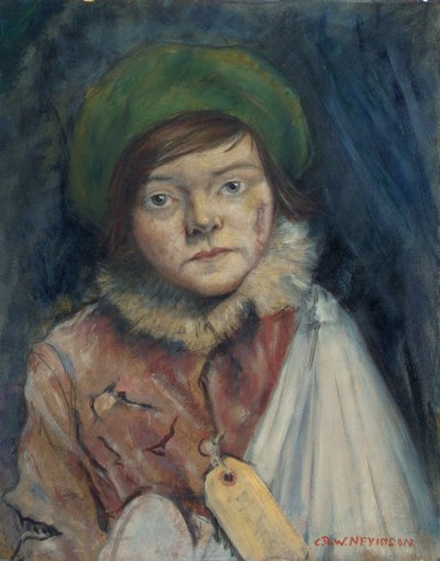 Camden Town Kid tai Cockney Stoic, 1940 tekijältä Christopher Richard Wynne Nevinson