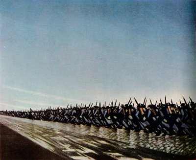 Kolumni maaliskuuta 1915. 1943. tekijältä Christopher Richard Wynne Nevinson