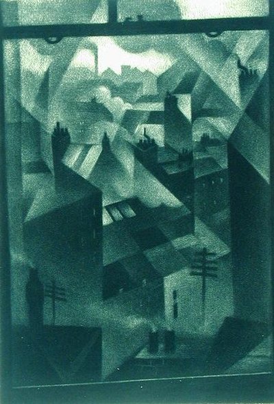Office-ikkunasta tekijältä Christopher Richard Wynne Nevinson