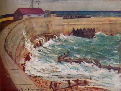 High Tide, West Bay, 1930 tekijältä Christopher Richard Wynne Nevinson