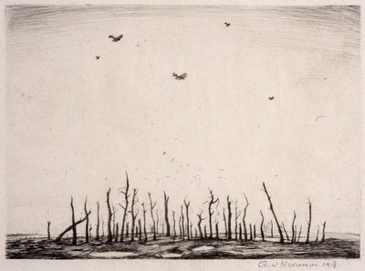 Tuo kirottu puu, 1918 (kuivakärki) tekijältä Christopher Richard Wynne Nevinson