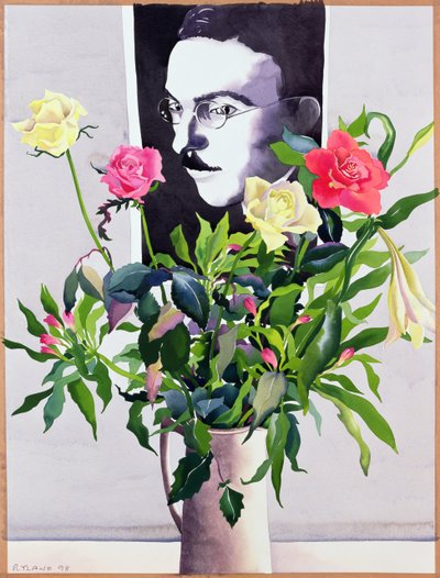 Fernando Pessoa (1888-1935), Ruusut ja liljat (wc paperilla) tekijältä Christopher Ryland