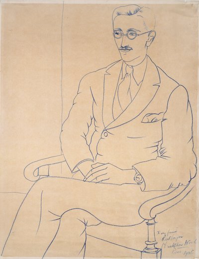 Gerald Reitlingerin muotokuva, 1926 tekijältä Christopher Wood