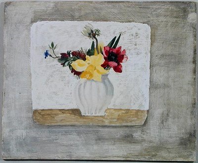 Kevätkukkia valkoisessa purkissa, noin 1930 tekijältä Christopher Wood