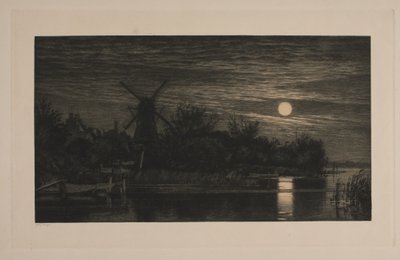 Kuutamoinen ilta Tubækissa tekijältä Cilius Johannes Konrad Andersen