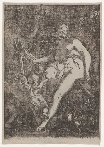 Pyhä Maria Magdaleena katumuksessa, 1590-1607. tekijältä Circle of Giuseppe Scolari
