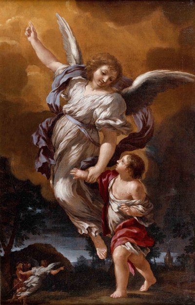 Suojelusenkeli Pietro da Cortonan jälkeen tekijältä Ciro Ferri