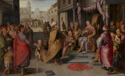 Kambyksen tuomio, 1620. tekijältä Claes Jacobsz van der Heck