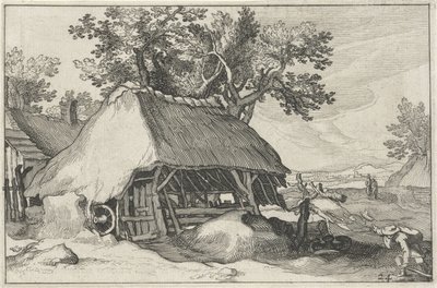Maatila Maisemat maatiloilla (sarjan nimi) tekijältä Claes Jansz. Visscher (II)
