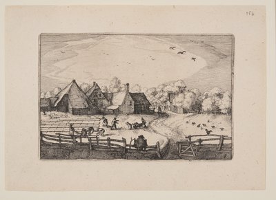 Valkaisukentät Haarlemmer Houtin lähellä, näkymiä Haarlemin ympäristöstä (Plaisante Plaetsen) tekijältä Claes Jansz. Visscher