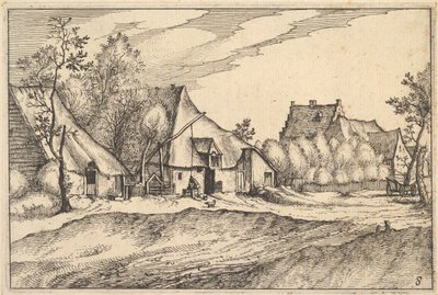 Maatilat kylässä Brabantin herttuakunnan alueilta ja huviloista, n. 1610 tekijältä Claes Jansz Visscher